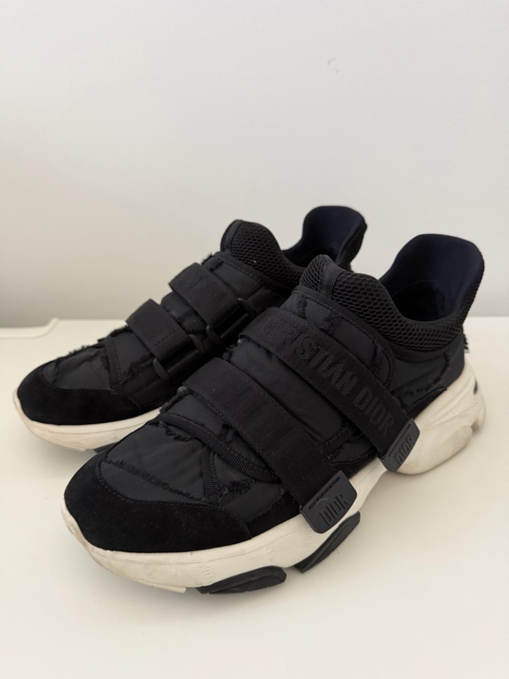 Black Dior D-Wander Sneakers